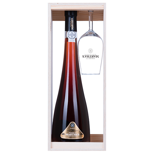 MARTHA'S DECANTER 20 ÅR TAWNY PORT M/GLAS - 50CL 🇵🇹