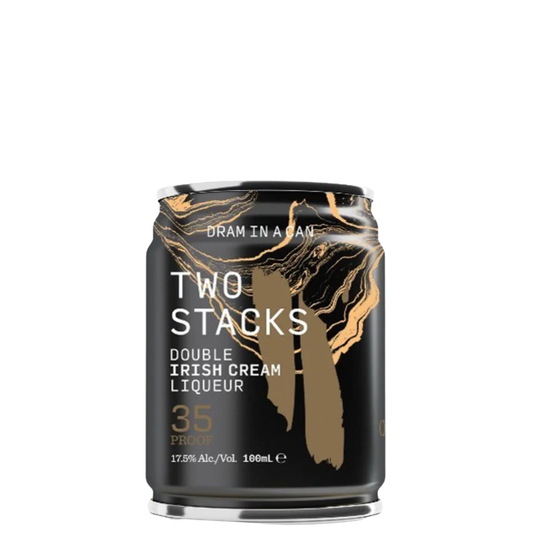 Forkæl dine sanser – bestil din Two Stacks double Irish Cream 10 cl. Køb nu! 🇮🇪