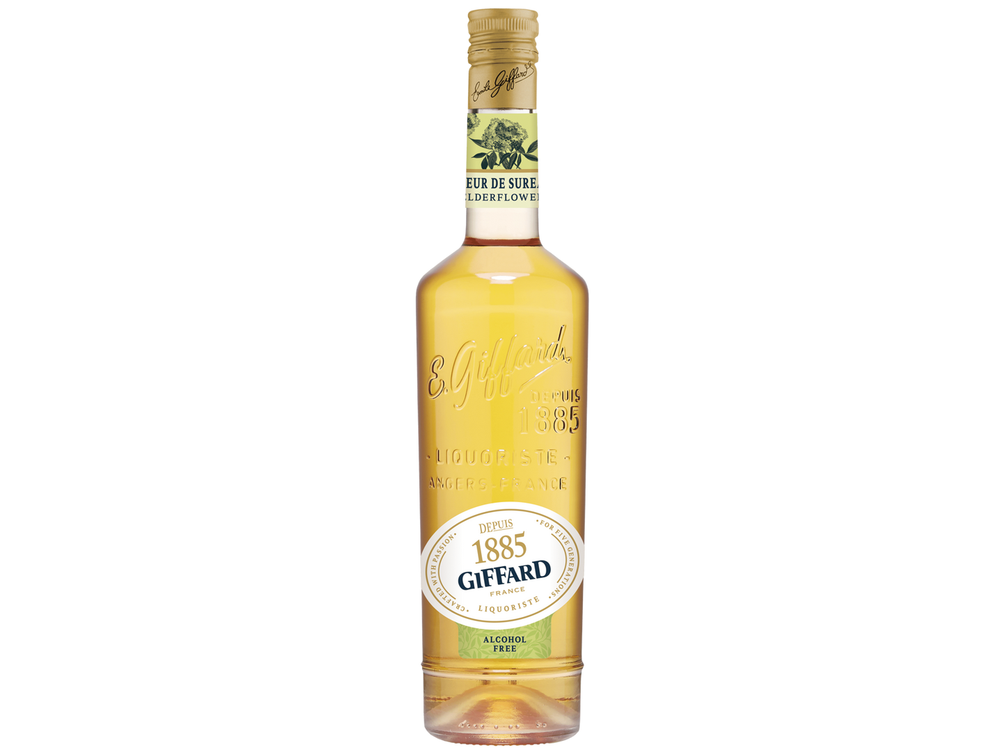 Giffard Elderflower Alkoholfri 70 cl.