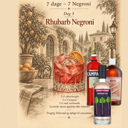 Rhubarb Negroni