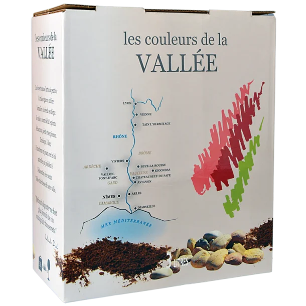 Domaine Philippe Plantevin – Les couleurs d la Vallée, Côtes du Rhône 2022, Bag in box